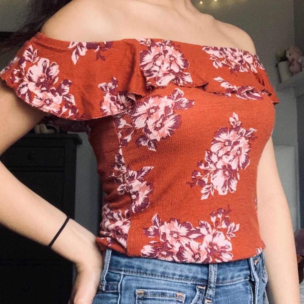 Hollister Off The Shoulder Top